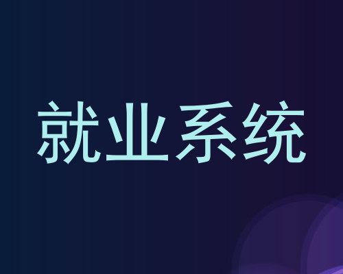 就业系统