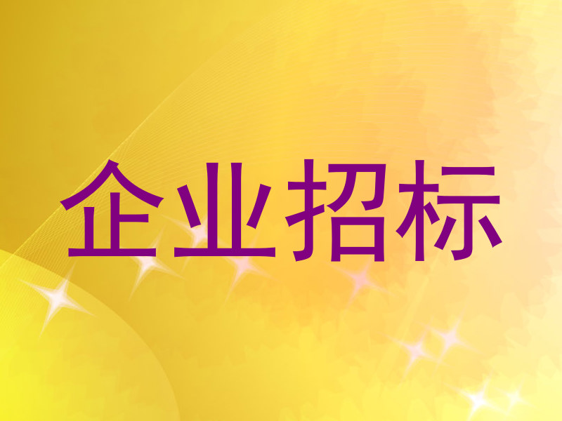 企业招标