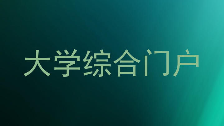 大学综合门户