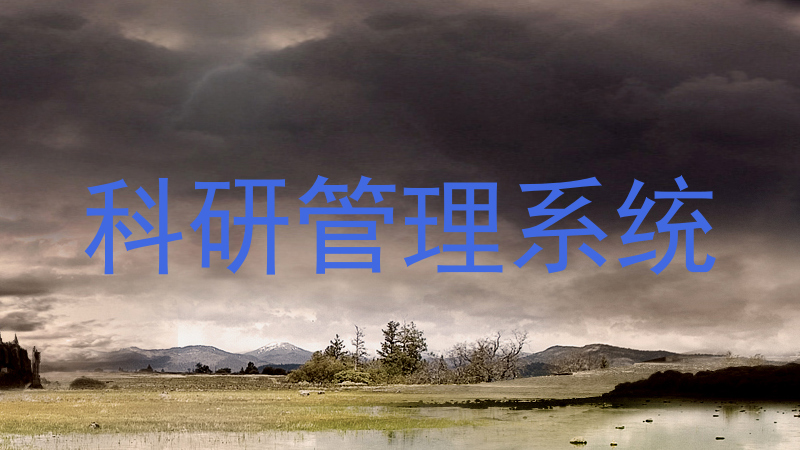 科研管理系统