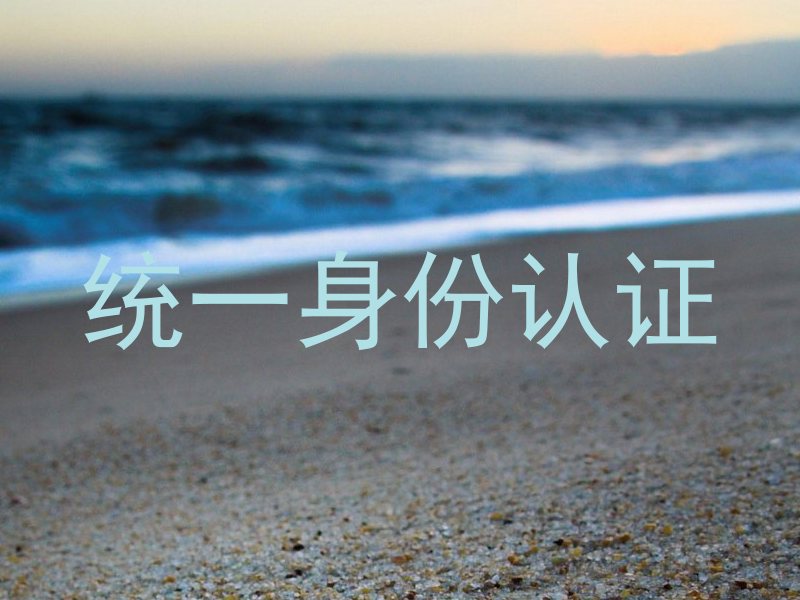 统一身份认证