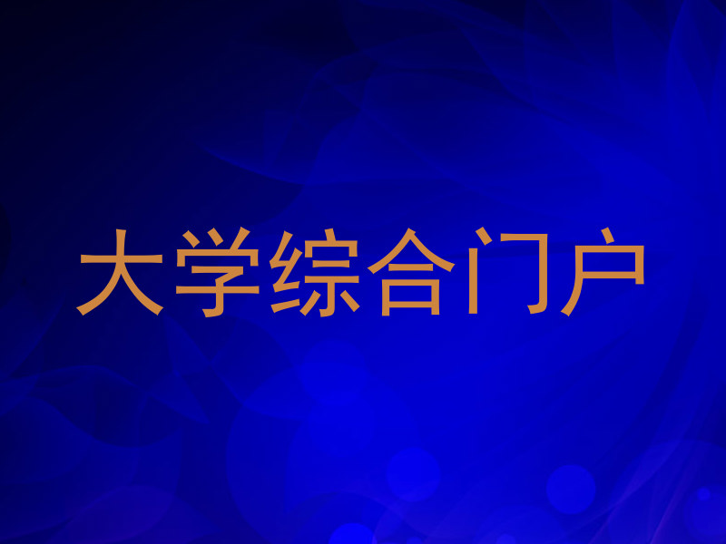 大学综合门户