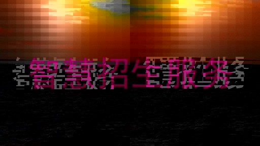 智慧招生服务