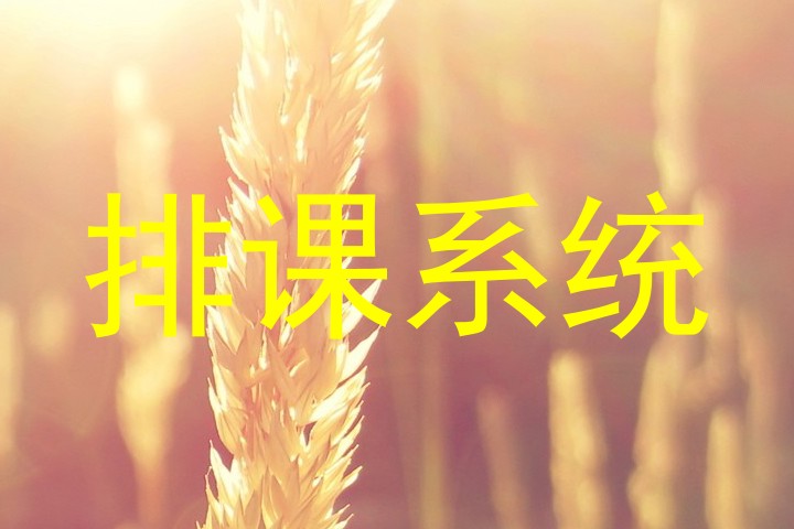 排课系统