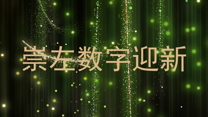 崇左数字迎新