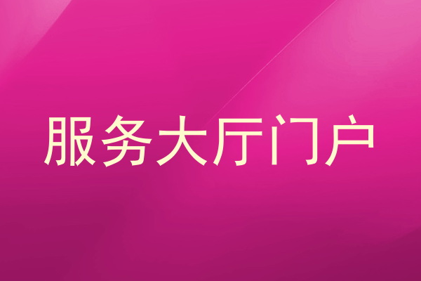 服务大厅门户