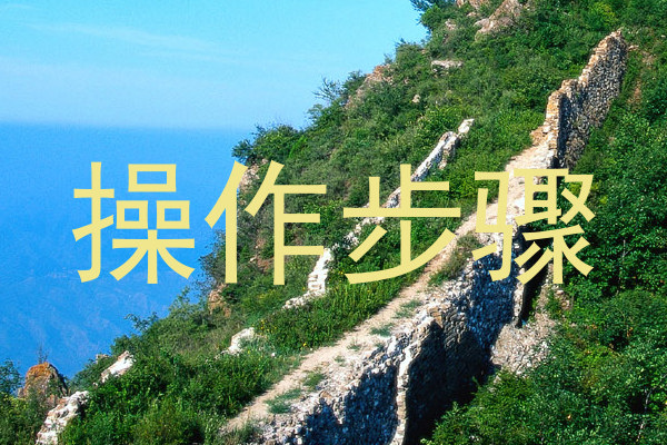 操作步骤