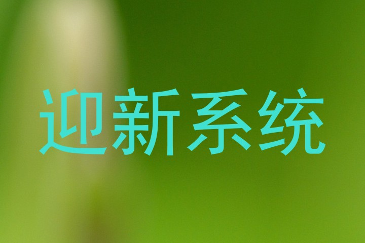 迎新系统