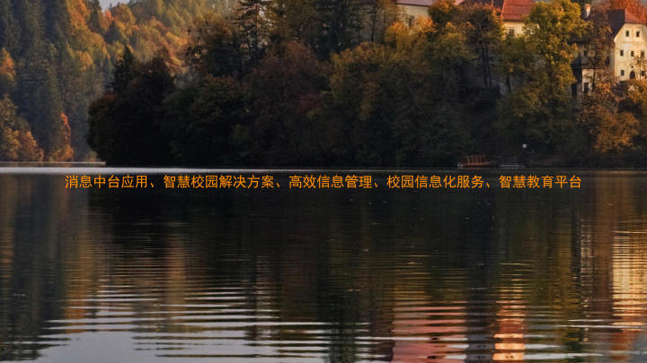 消息中台应用、智慧校园解决方案、高效信息管理、校园信息化服务、智慧教育平台