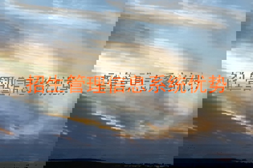 招生管理信息系统优势