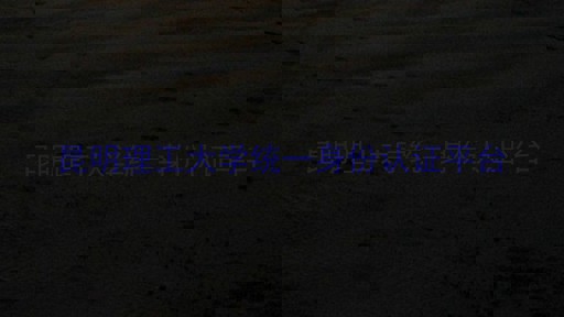 昆明理工大学统一身份认证平台
