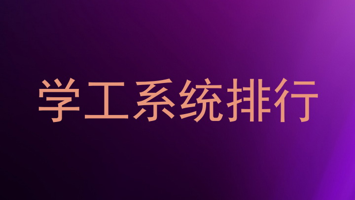 学工系统排行