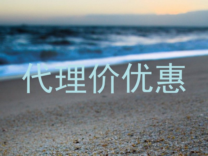 代理价优惠