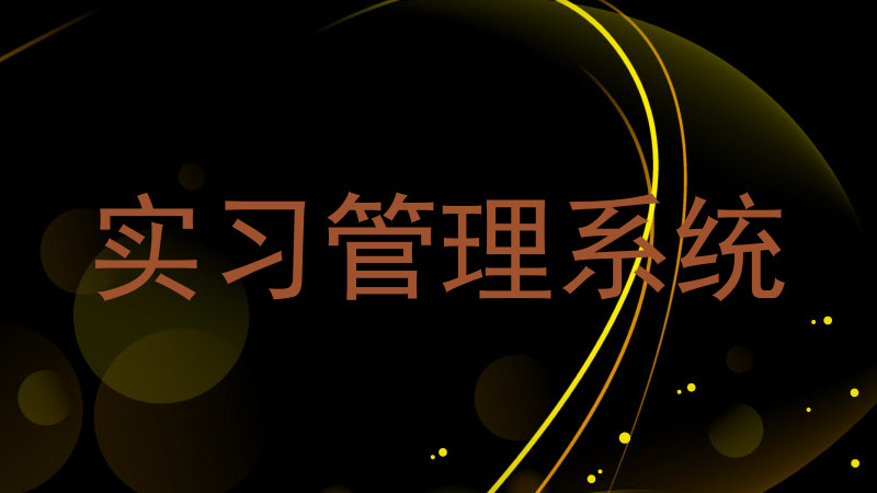 实习管理系统