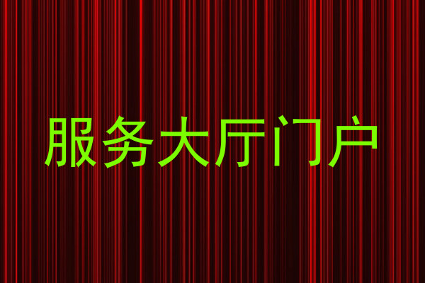 服务大厅门户