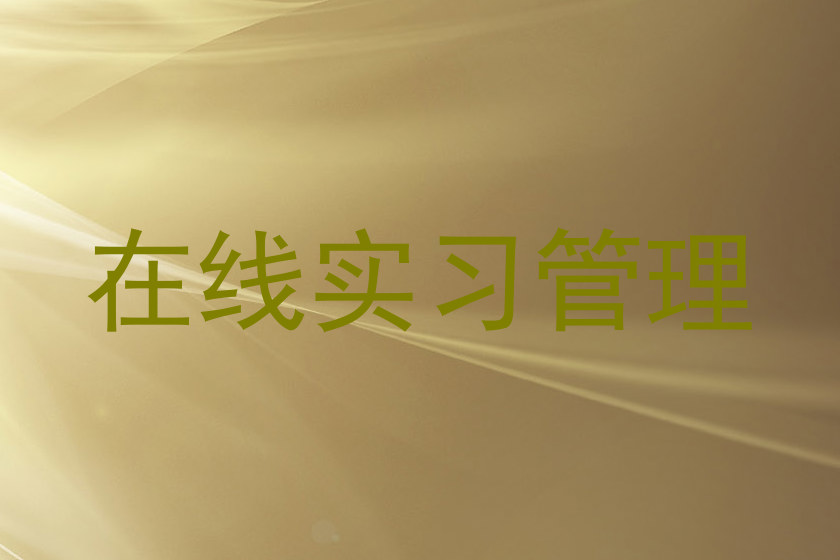 在线实习管理