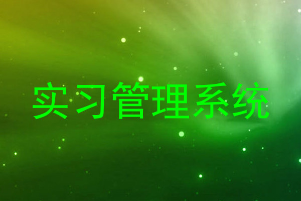实习管理系统