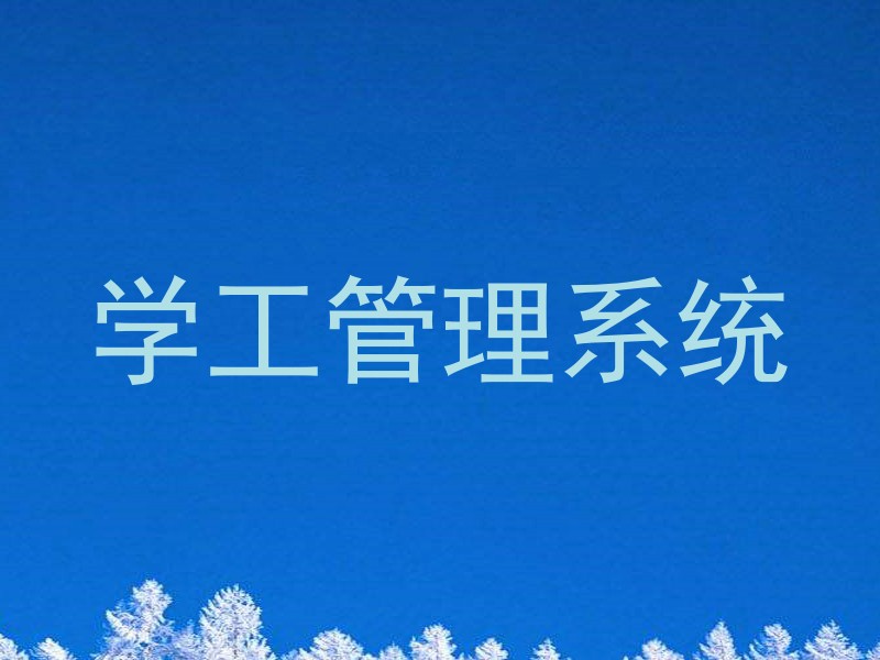 学工管理系统