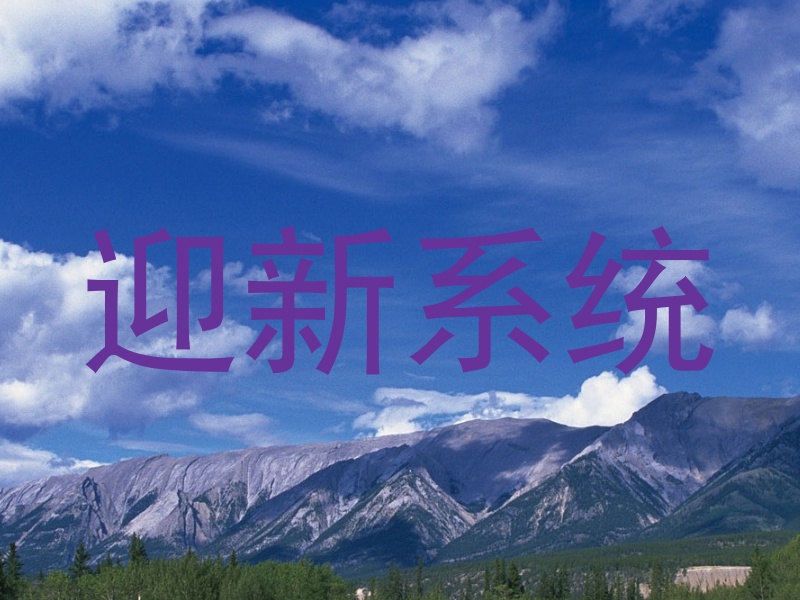 迎新系统