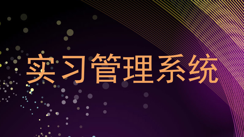 实习管理系统