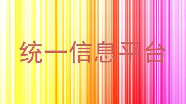 统一信息平台