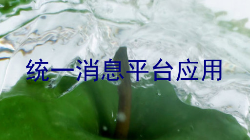 统一消息平台应用