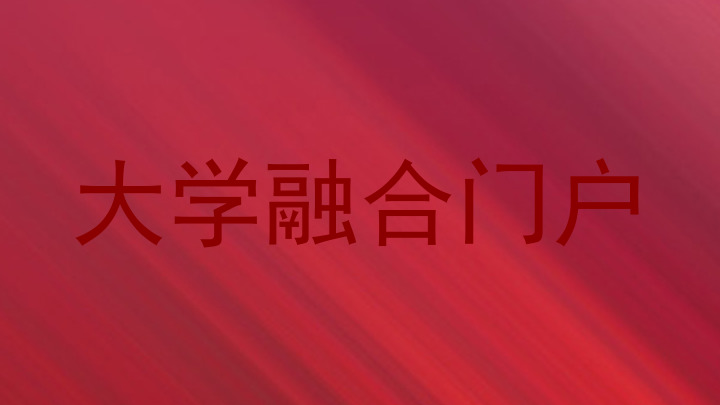 大学融合门户