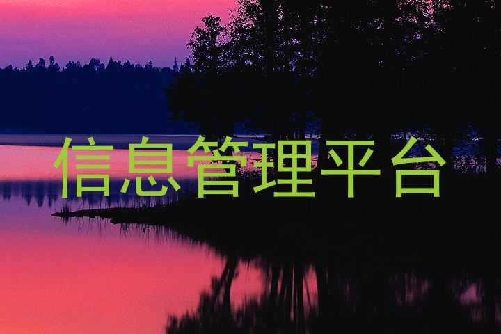 信息管理平台