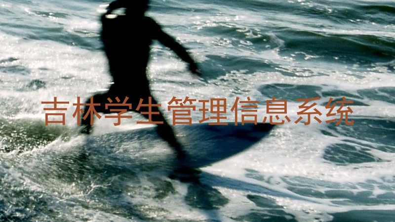 吉林学生管理信息系统