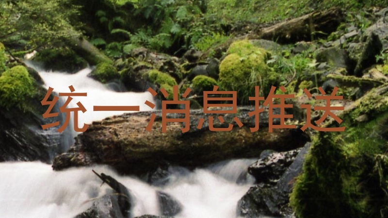统一消息推送
