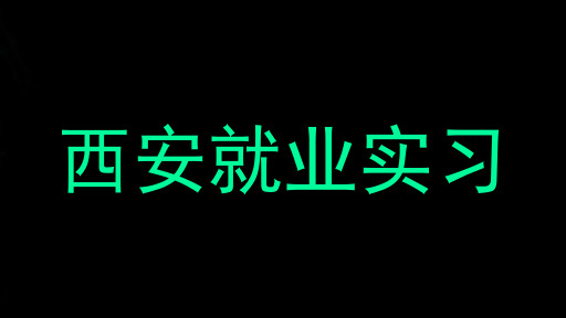 西安就业实习