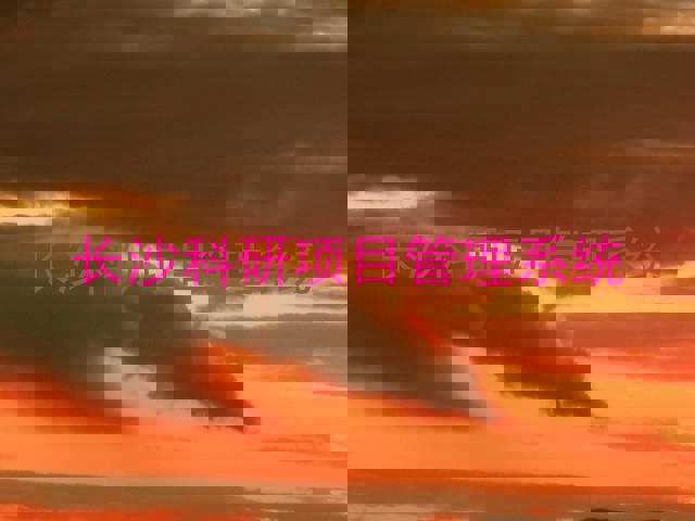 长沙科研项目管理系统