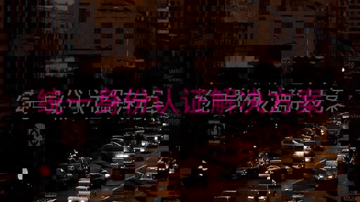 统一身份认证解决方案