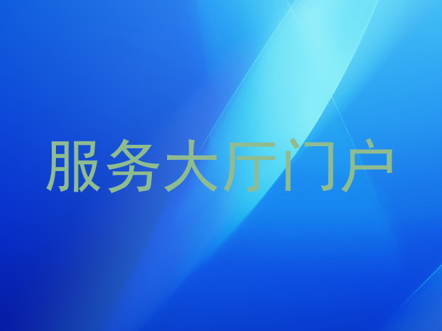 服务大厅门户
