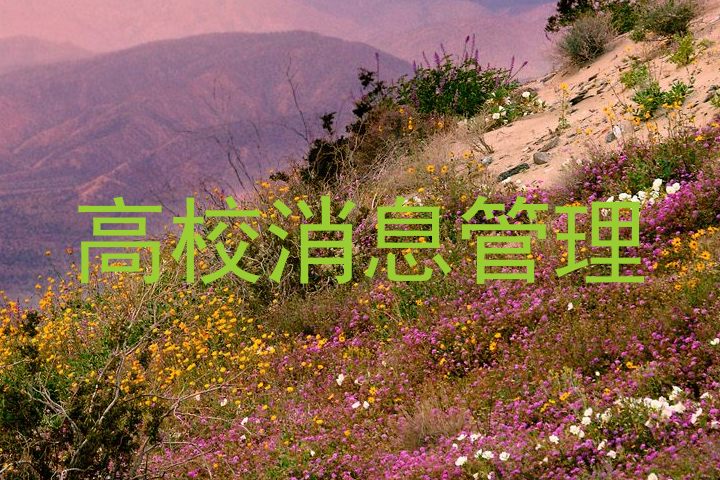 高校消息管理