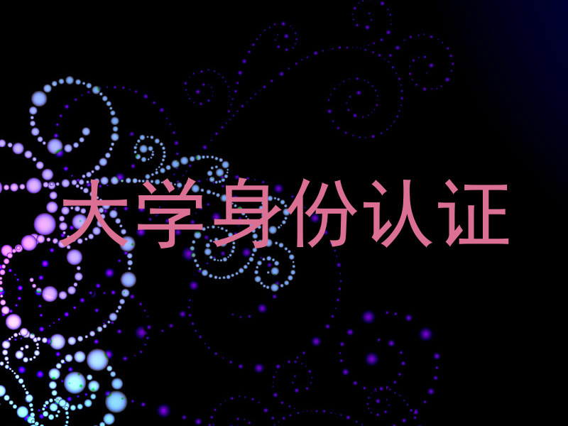 大学身份认证
