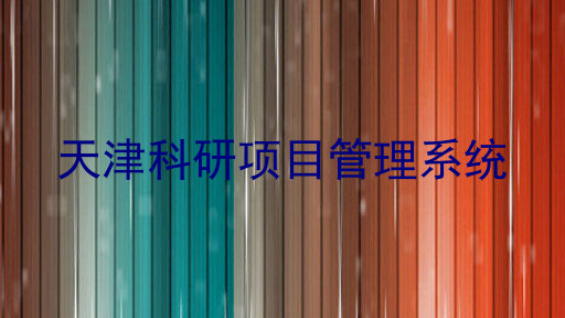 天津科研项目管理系统