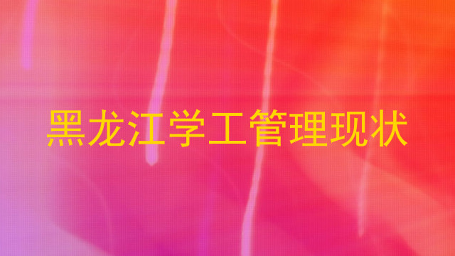 黑龙江学工管理现状