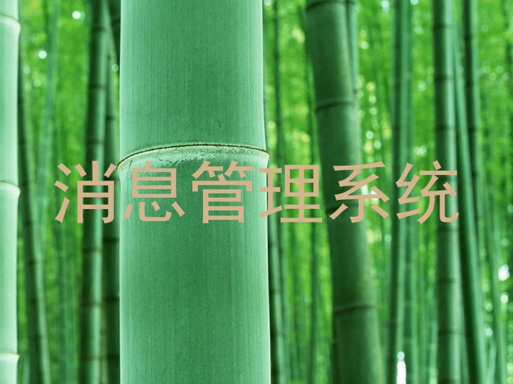 消息管理系统