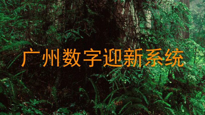 广州数字迎新系统