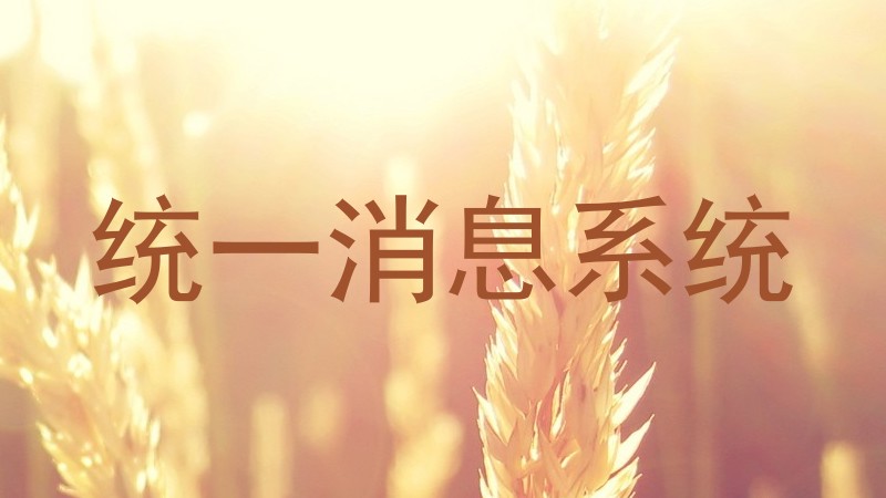 统一消息系统