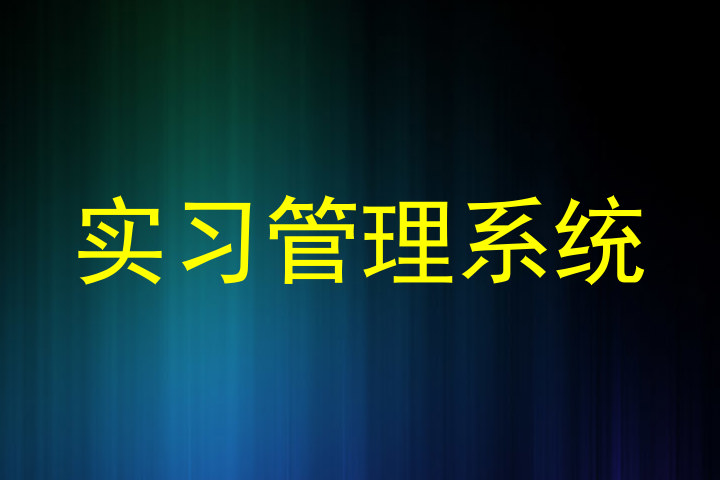 实习管理系统