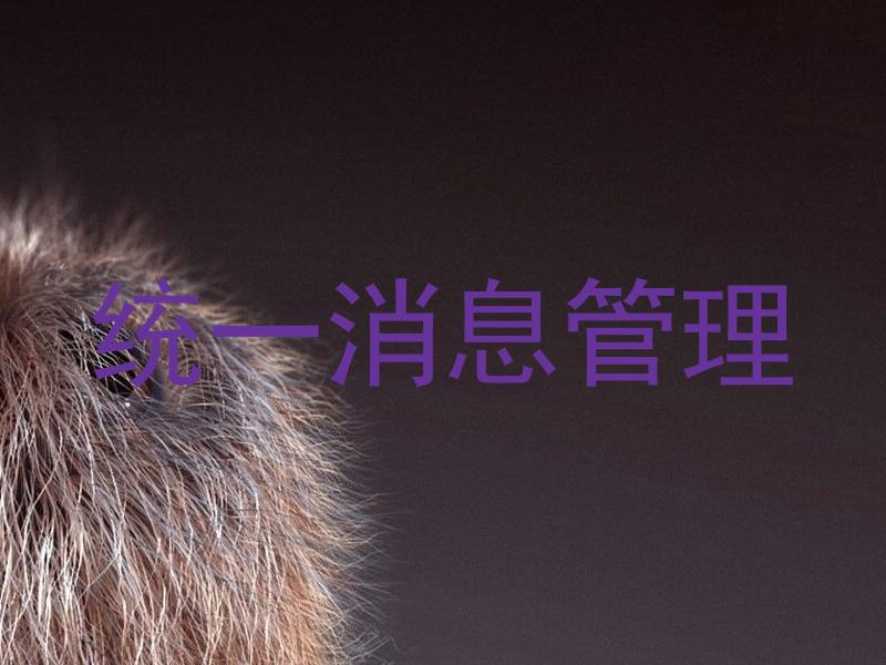 统一消息管理