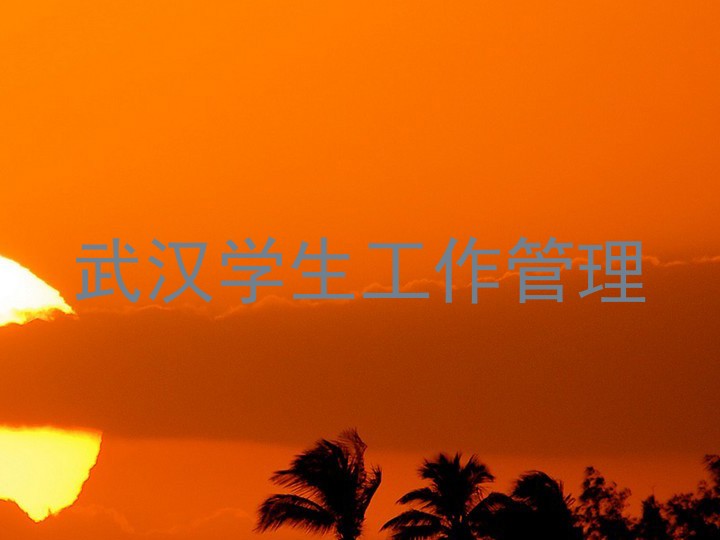武汉学生工作管理