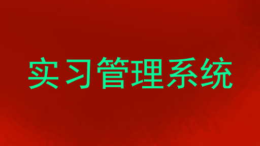 实习管理系统