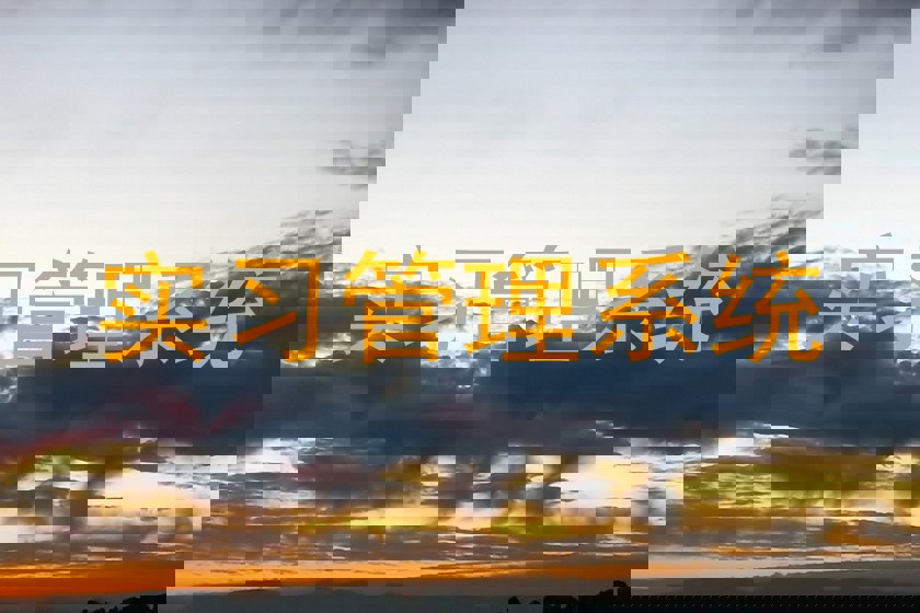 实习管理系统