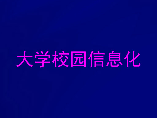 大学校园信息化