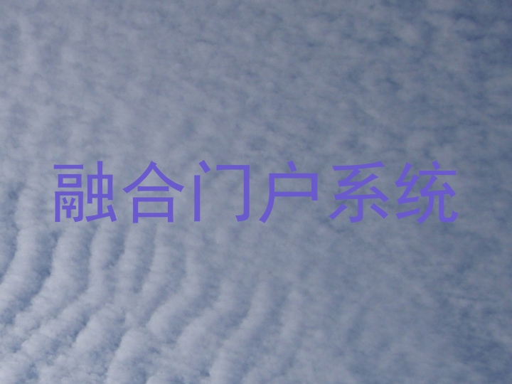 融合门户系统