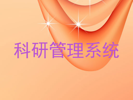 科研管理系统