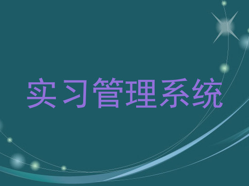 实习管理系统